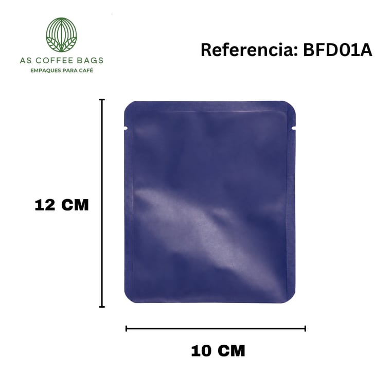 Bolsa para filtro drip color azul oscuro